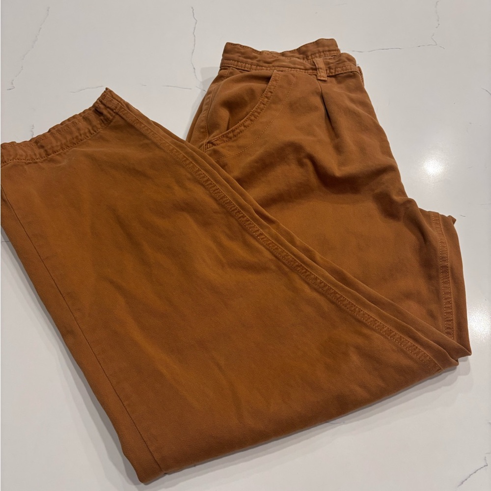 Free People women’s pants size 6 brown rust - Picture 2 of 11